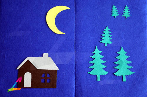 decupaj set-3-casa-brazi-luna-decor
